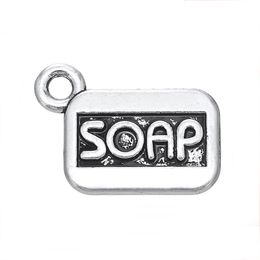 Wholesale Vintage Soap Alloy Jewelry Finding Message Charms AAC555