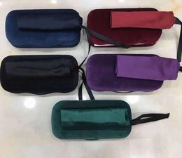 Case Hard Shell Velvet Sunglasses & Eyeglasses Black velvet case + Cleaning Cleathes