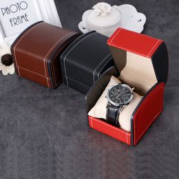 Leather Watch Box Watches Storage Case Jewellery Gift Display Boxes Wristwatches Packing Boxes with Pillow