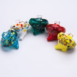 Smoking Accessories Colourful glass carb cap 35mm OD with hole for Quartz Banger Nail Water Pipes Dabber Bong Dab Oil Rig SKGA782