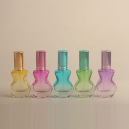 10ML violin shape glass perfume bottle / spray bottle / gourd model bottle / transparent Cosmetic Containers F720