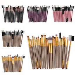 MAANGE Pro 22Pcs Eye Shadow Foundation Eyebrow Eyeliner Eyelash Lip Brush Makeup Brushes Cosmetic Tool Make Up Eye Brush Set