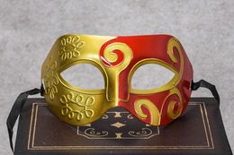 Roman Gladiator Mask Half Faces Mask Venetian Mardi Gras Masquerade Halloween Costume Mask for Party Night Club Decoration