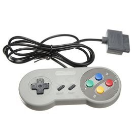 New Retro 16 Bit Wired Game Controller Pad Gamepad Joypad For SNES System Console High Quality FAST SHIP