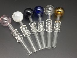 high quality Smoking Dogo Glass Pipes Glass Oil Burners Pipes hand Smoking Pipe Bubbler Pyrex Oil Burner Pipes Hand Pipe 15cm lenght