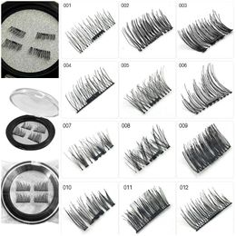 3D Magnetic Eyelash False Eyelashes Mink Magnetic Eye Lashes Reusable Fake Eye Lashes Magnetic Eyelash Extension Lashes Eye Makeup Took kit