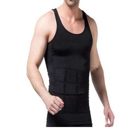 Hemiks Men's Tanks Slimming Body Shaper Vest Belly Buster Compression Tights Male Slimming Vests Men Fitted Vest Mens Tank Tops