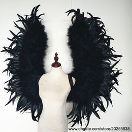 New arrival high quality black DEVIL wings large size deco props for Grand event Wedding Birthday party nice fairy angel wings free shipping