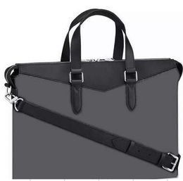 Wholesale Retail Classic Men Purse Leather Briefcases Designer Handbag Shoulder Bag classic branded bags EXPLORER briefcase with lettel