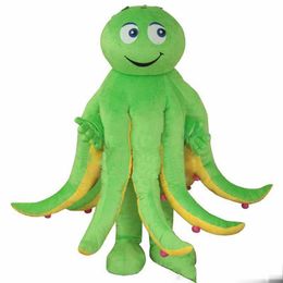 2018 High quality Octopus Mascot Costume Holiday Party Dress Adult Free Shipping