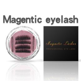 Three Magnetics Eye Lashes 3D Mink Reusable Dual False Magnet Thick Eyelashes Extension 3d eyelash extensions magnetic eyelashes 6pcs/set