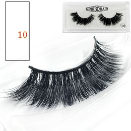 3D Mink False Eyelashes 9 Styles Makeup for Eyes Natural Thick Eye Lashes Beauty Tools