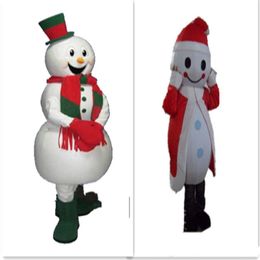 2019 High quality Christmas Snowman mascot costume popular Christmas Halloween snowman costumes for Halloween party