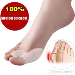 Gel Silicone Bunion Corrector Big bone Toe Separators Straightener Spreader Foot Care Tool Hallux Valgus Pro orthopedic 10 pairs