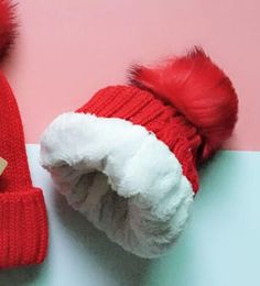 2018 New Brand Luxury Beanies Elegant Thickening Knitted Hats Cap Winter Casual Cap Women Pom-pom Skull Caps Christmas Gift
