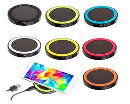 Wholesale Wireless Charger USB Charging Pad for Samsung S8 S7 S6 edge Note8 Mobile Phone Wireless Chargers For iphone X 8 7