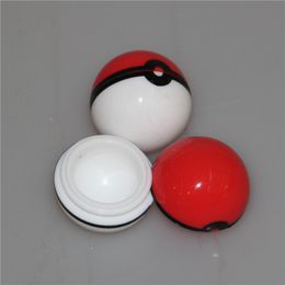 Ball Silicone Wax Oil Container 6ml Round Non-stick Shatter BHO Concentrate Jar for Dabbing Smoking Water Pipe