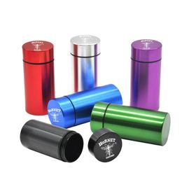 Tobacco Herb Cigarette Storage Bottles Case Carrier Water AirProof Can Rubber Tight Silver RAW Aluminium Airtight Cylinder Stash Box