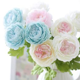 Arte artificial de alta calidad Peony Flower Real Touch Refinado Visualización Falso Flowers Wedding Decor Casera Decoración Multi Colores