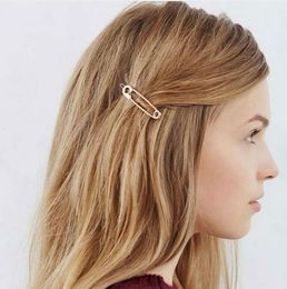 Korean accesorios para el pelo Metal Pin Hair Clip Girls Vintage Gold Hairpin Princess Women Hair Accessories Wedding Headband
