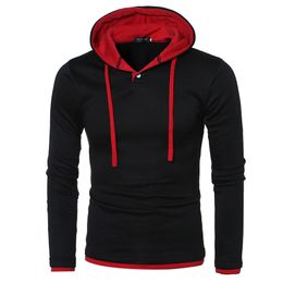 Ark Royal Brand 2017 Black Men Hoodies Solid Sling Male Sweatshirt Fashion Tracksuit Slim Hoodies Sweatershirt