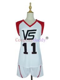 Kuroko no Basket LAST GAME Street Ball Team Vorpal Swords Team Sportswear No.#11 cosplay costume