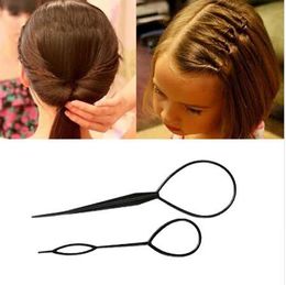 M MISM 2PCS Hair Style Maker Hair Styling Tools Hair Accessories Pin Disc For Women Girls Kids DIY Pull Pins