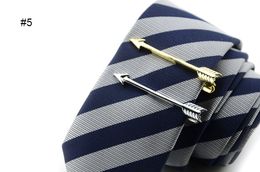 Delicate tie clips silvery golden metal gentleman chic tie clasp high quality tie bar multi styles free ship