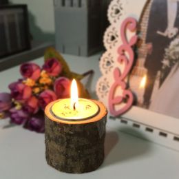 Tree Branch Rustic Candle Holder Wooden Tea Light Candle Holder Wedding Decoration Romantic Candlelight Dinner Props