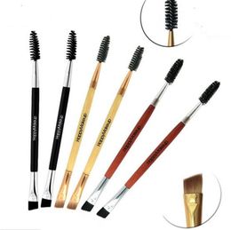 1PC Professional Dual Sided Duo Brow Brush Double Head Eyebrow Brush Eyebrow Brush + Comb Beauty Makeup Tool 1PCS DHL free shipping