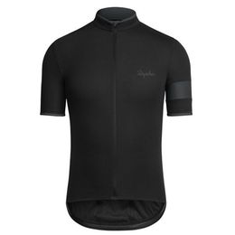 RAPHA Team Mens Cycling jersey Short Sleeve Shirts Road Bicycle Tops Breathable Outdoor Sports Bike Uniform Ropa Ciclismo S21033122