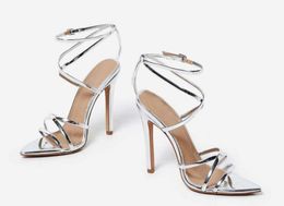 Summer sandals woman high heels Super High 8cm-up Sexy Thin Heels shoes Ankle Strap sandals gladiator heels shoes