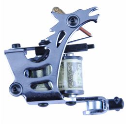 Tattoo Gun Tattoo Machine Liner&Shader 8 Wrap Coils Alloy Pen Maquina De Tatuar Tattoo Supplies Kit Permanent Makeup Tools