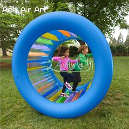 Top Quality Outdoor 1.5m Diameter Children's Water Park Heat Seal Inflatable Rolling Roller for Grass Entertainment or Other Events Made in China