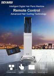 New Arrival digital hair perm machine smart hot perm salon use curing tool Colour silver