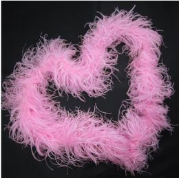 Wholesale - 1ply Red Ostrich Feather Boa for Arts and Crafts , any colors you can choose