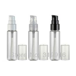 30ml x 100 transparent travel small cream lotion pump pet bottle for cosmetic cream bottle container with pump
