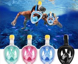 New Professional Scuba Diving Mask Snorkel Anti-Fog Goggles Glasses Set Silicone Swimming Equipment 4 Colour
