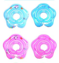 new baby inflatable swimming pool neck float inflatable tube ring safety child toys 02 years babies swim ring