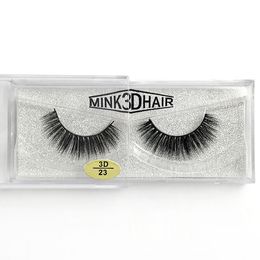 Soft & Vivid mink 3d false eyelashes pure handmade reusable mink lashes black cotton stalk 12 styles available DHL Free fake eyelashes