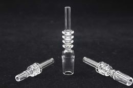TOP QUALITY Mini Quartz Rig Stick Nail 10 14 18mm Quartz Dab Straw Glass Hookah Water Pipe