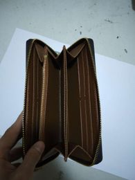 Fashion Women 19cm Pouch zip Wallet Coin Card Holder Leather Wallets purse