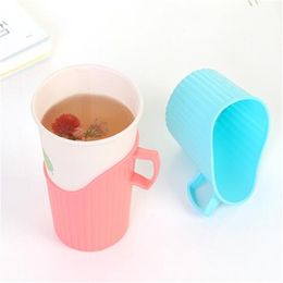 10PCS disposable portable paper cup tray, milk tea coffee 10PCS disposable portable paper cup tray, milk tea coffee
