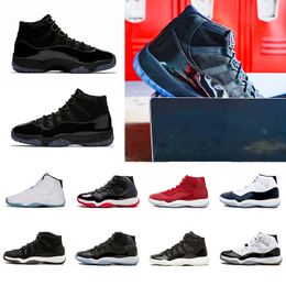 Cap and Gown Prom Night 11s 11 Gym Red Midnight Navy Space Jam Scarpe da basket uomo donna blackout concord scarpa sportiva da ginnastica Sneakers