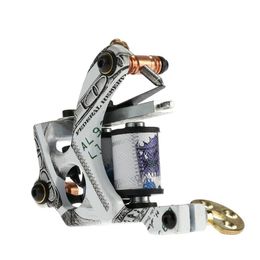 Tattoo Machine Shader & Liner Carbon Steel Rotary Assorted Tatoo Motor Gun Instrument 10 Wraps Coils Permanent Makeup Tools