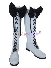 Black Butler Kuroshitsuji Ciel Phantomhive Halloween Cosplay Shoes Boots X002