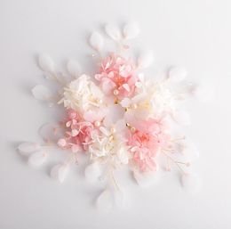 Bridal headwear, Sen Xian Mei, super fairy wedding dress Princess sweet flower pin