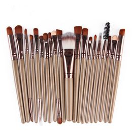 Whoiesale makeup tools & accessories pro make-up brushes for eyes cosmetics eye shadow eyebrow lips 20 kits each set DHL free