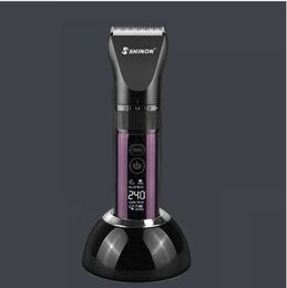 Professional Electric Hair Clipper for Men Baby Hair Trimmer Ceramic Titanium Blade Cutting Shaving Machine for Barber Salon