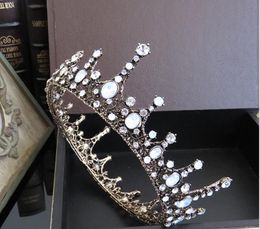 Bridal Jewellery Baroque Crown Round Crown Taobao Hot Sale One Generation Day Headwear Wedding Dress Accessories